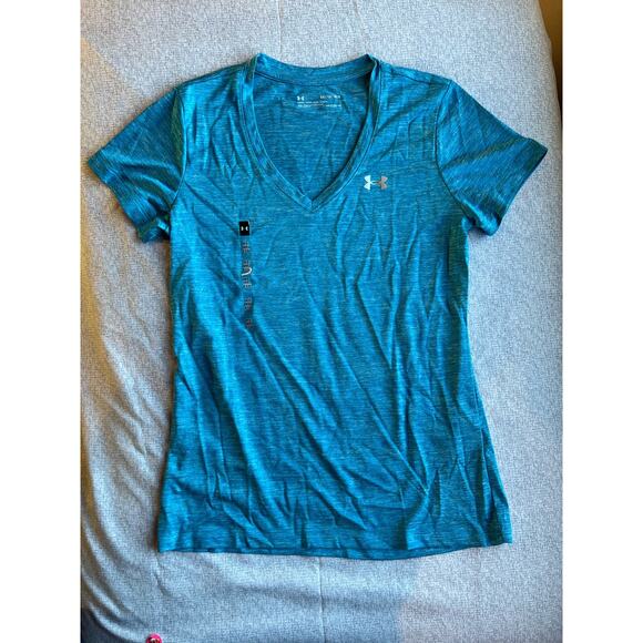 NWT Ladies Under Armour Heatgear V-Neck Size XS - Picture 1 of 2